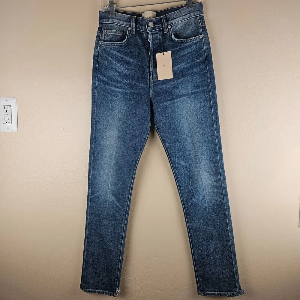 CQY Denim Blue Jeans Size 27 - Picture 1 of 6